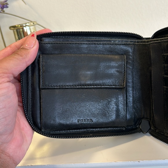 Prada nylon zip around wallet with COA - Picture 7 of 9